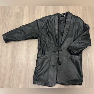 Preston & York Womens Lambskin Leather Jacket 90s vintage - SEE DESCRIPTION